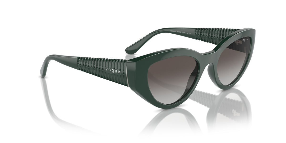 Vogue 0VO5566S 31228G 52 Full Dark Green/ Grey Gradient Black