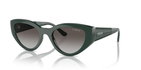 Vogue 0VO5566S 31228G 52 Full Dark Green/ Grey Gradient Black