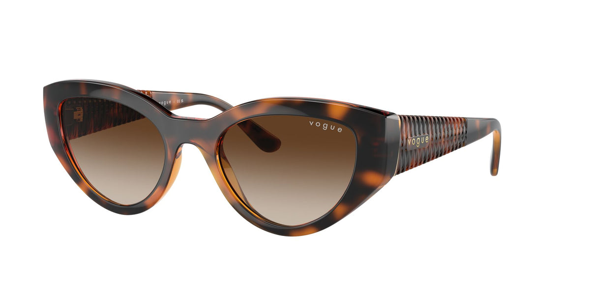 Vogue 0VO5566S W65613 52 Dark Havana/ Gradient Brown