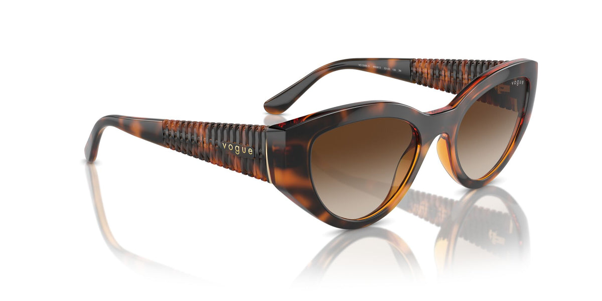 Vogue 0VO5566S W65613 52 Dark Havana/ Gradient Brown