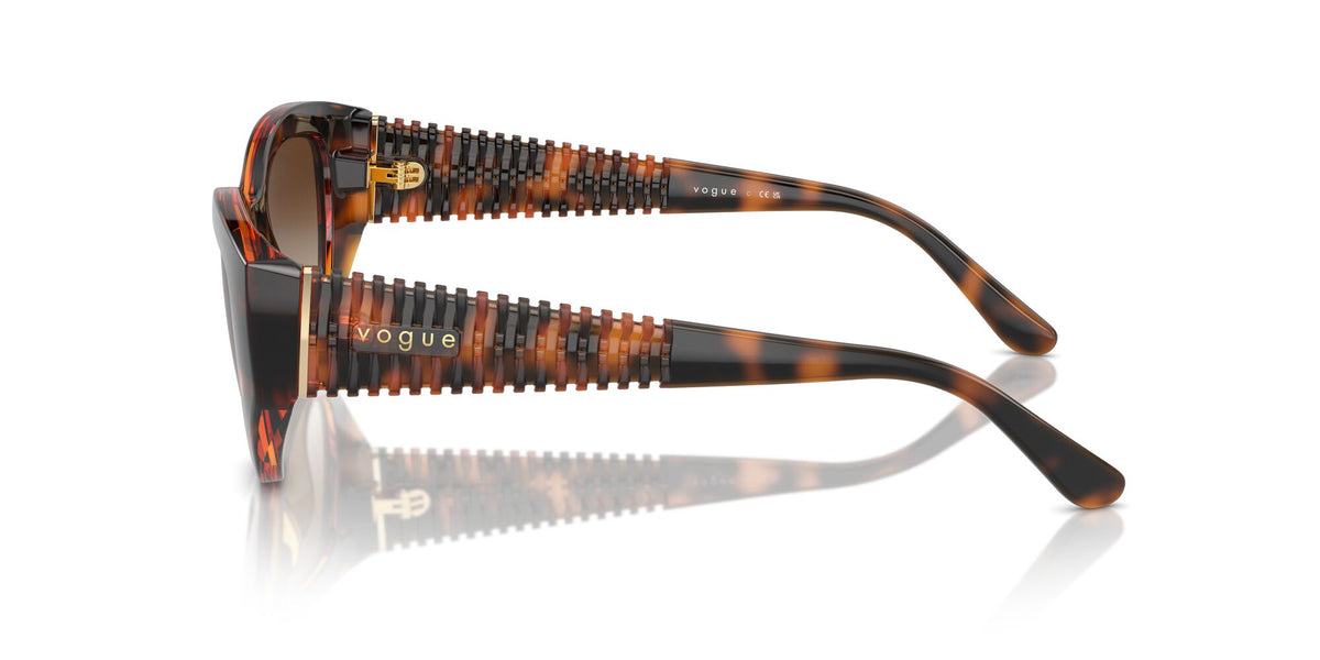 Vogue 0VO5566S W65613 52 Dark Havana/ Gradient Brown