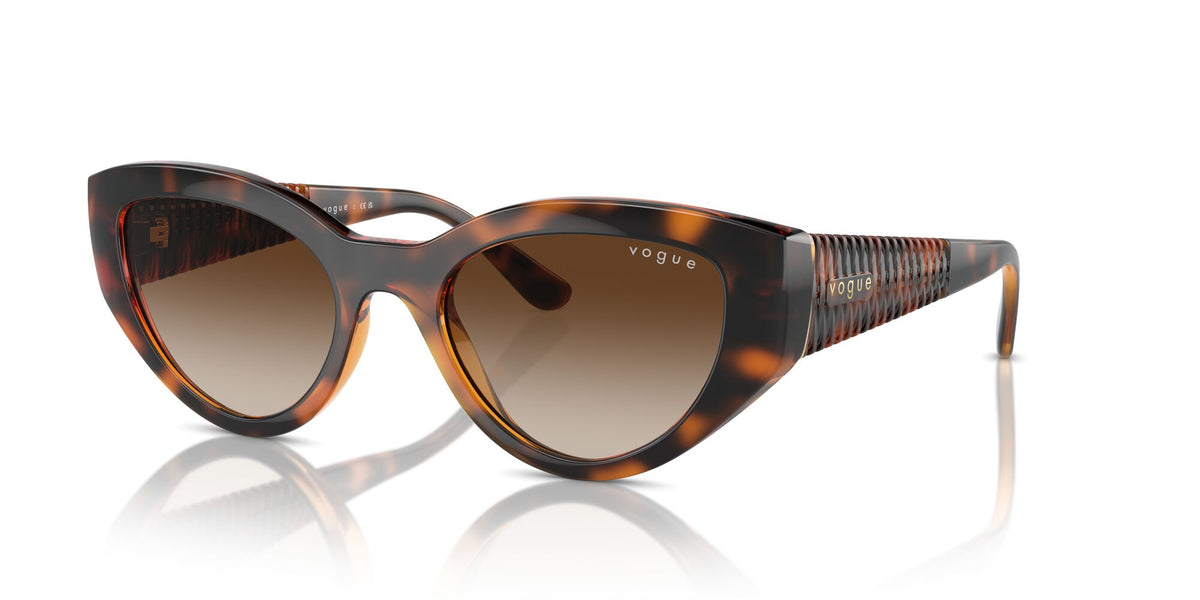 Vogue 0VO5566S W65613 52 Dark Havana/ Gradient Brown