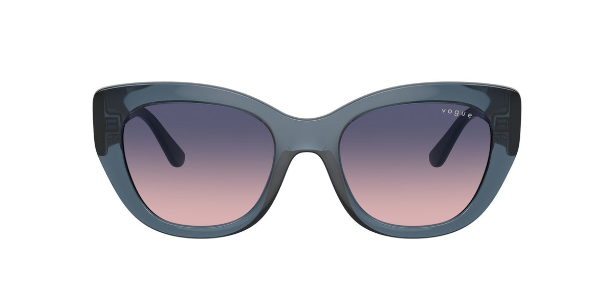 Vogue 0VO5567S 2764I6 52 Transparent Blue/ Pink Gradient Blue