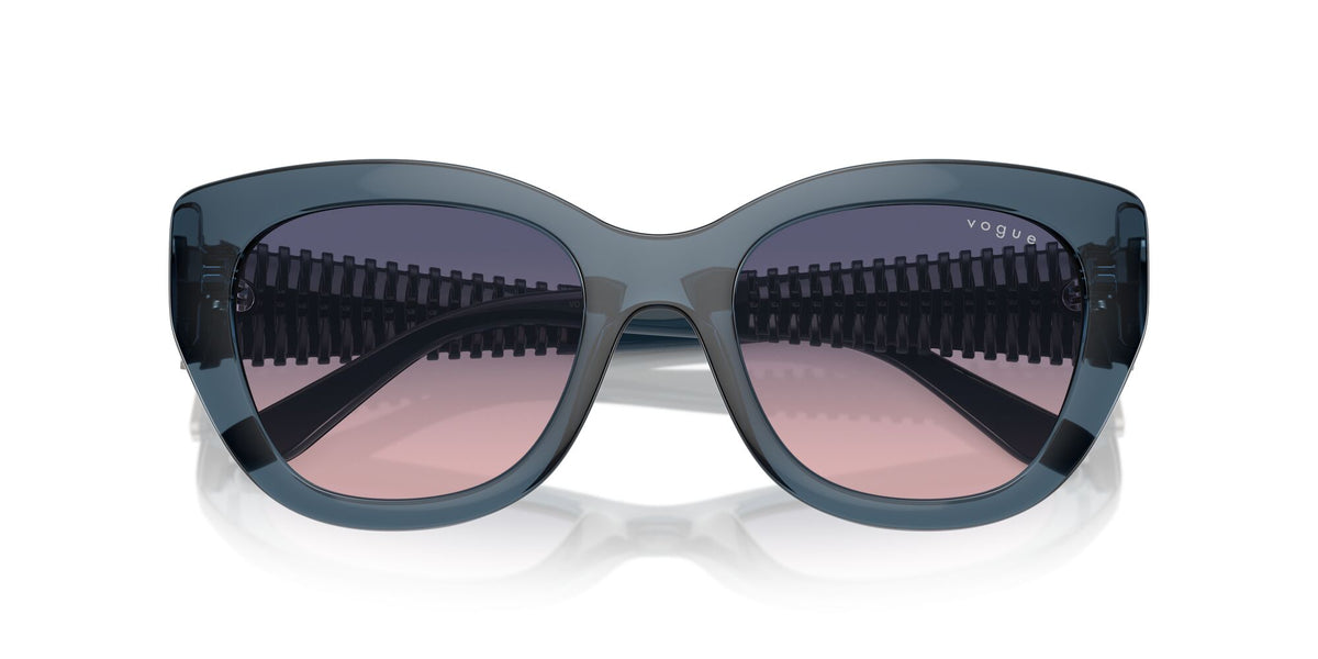 Vogue 0VO5567S 2764I6 52 Transparent Blue/ Pink Gradient Blue