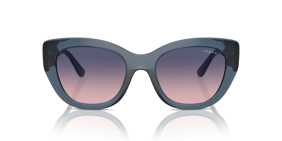 Vogue 0VO5567S 2764I6 52 Transparent Blue/ Pink Gradient Blue