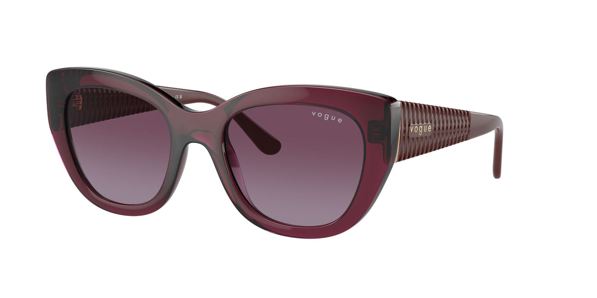 Vogue 0VO5567S 29898H 52 Transparent Cherry/ Violet Gradient