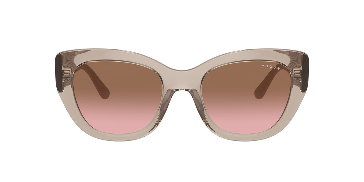 Vogue 0VO5567S 299014 52 Transparent Caramel/ Pink Gradient Brown