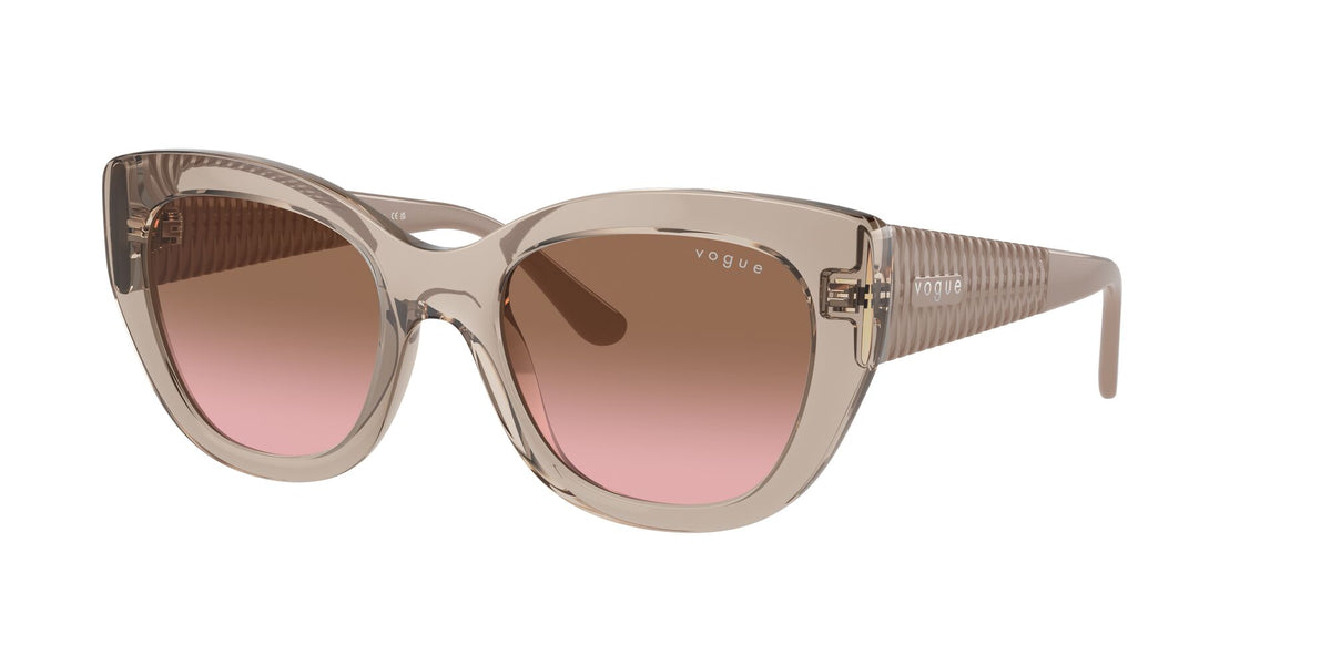 Vogue 0VO5567S 299014 52 Transparent Caramel/ Pink Gradient Brown
