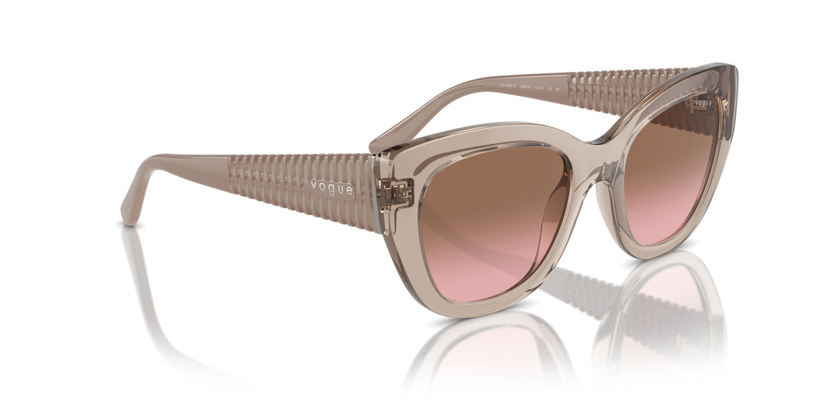 Vogue 0VO5567S 299014 52 Transparent Caramel/ Pink Gradient Brown