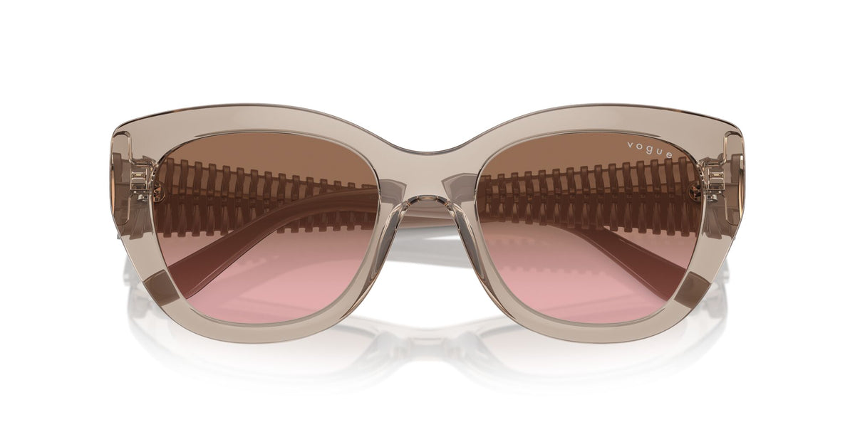 Vogue 0VO5567S 299014 52 Transparent Caramel/ Pink Gradient Brown