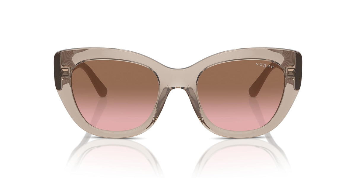 Vogue 0VO5567S 299014 52 Transparent Caramel/ Pink Gradient Brown