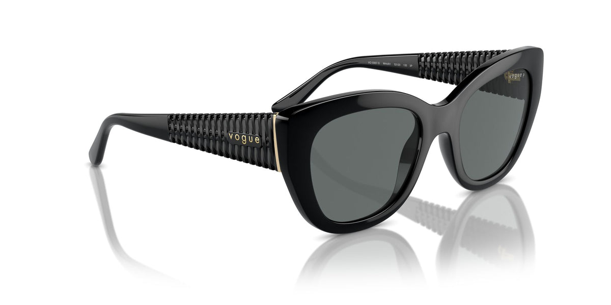 Vogue 0VO5567S W44/81 52 Black/ Dark Grey Polarised