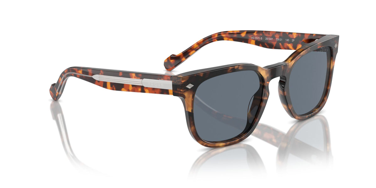 Vogue 0VO5571S 28194Y 53 Honey Havana/ Blue Polarised