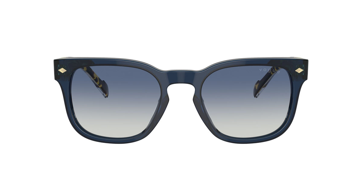 Vogue 0VO5571S 31434L 53 Transparent Blue/ Grey Gradient Blue