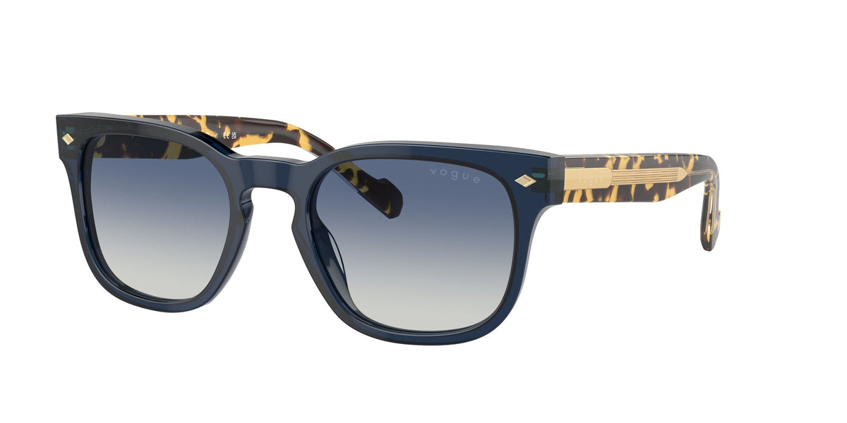 Vogue 0VO5571S 31434L 53 Transparent Blue/ Grey Gradient Blue