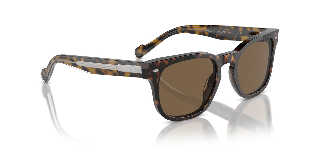 Vogue 0VO5571S W65673 53 Dark Havana/ Dark Brown