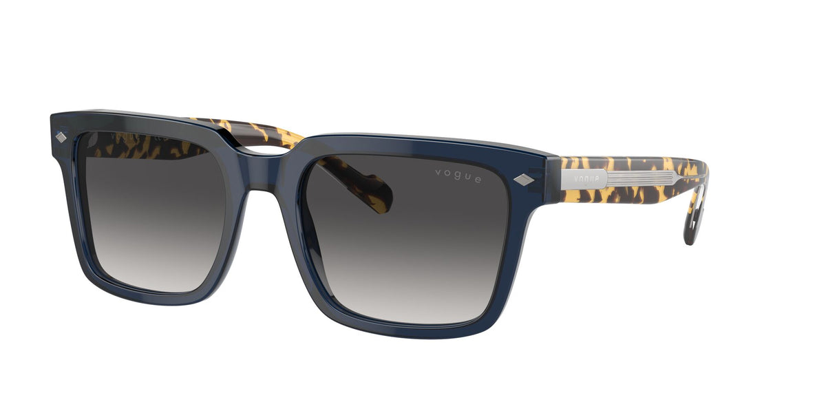 Vogue 0VO5573S 31438G 55 Transparent Blue/ Grey Gradient Black