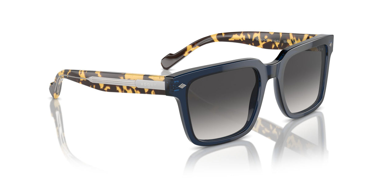 Vogue 0VO5573S 31438G 55 Transparent Blue/ Grey Gradient Black