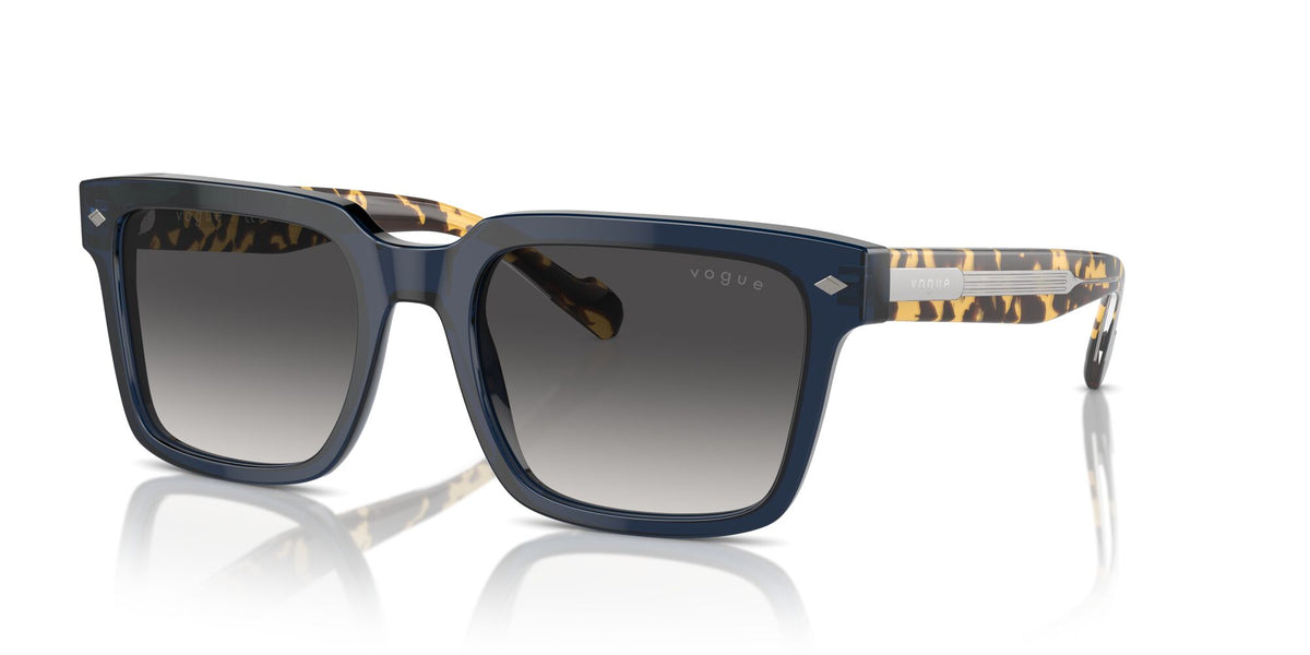 Vogue 0VO5573S 31438G 55 Transparent Blue/ Grey Gradient Black