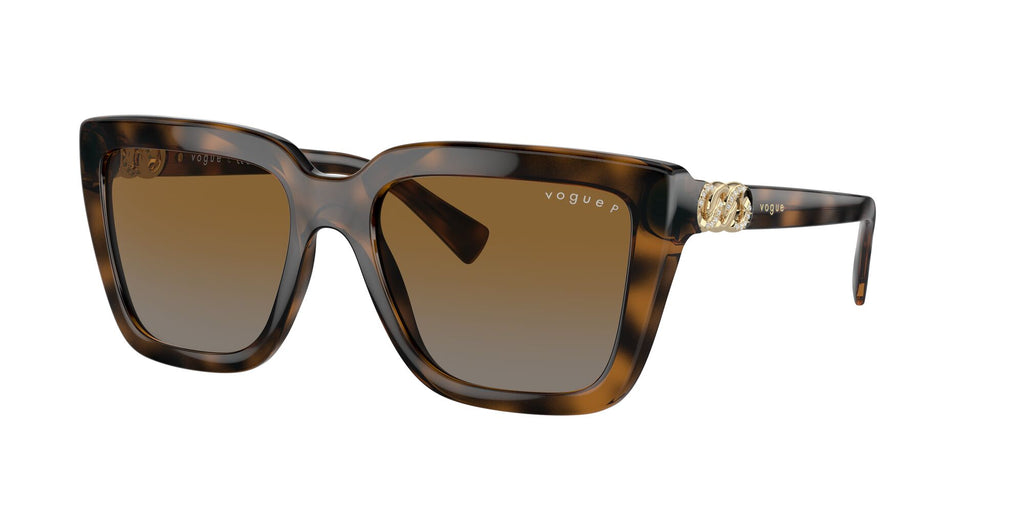 Vogue 0VO5575SB 2386T5 55 Top Dark Havana/Light Brown/ Gradient Brown Polarised