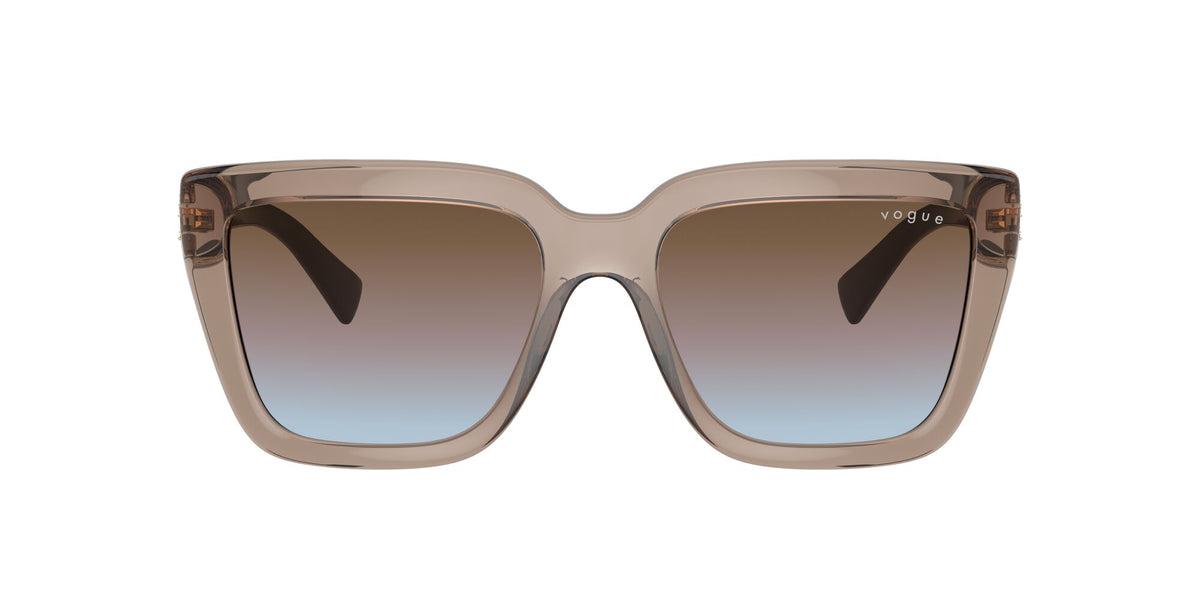 Vogue 0VO5575SB 294048 55 Transparent Brown/ Azure Gradient Pink Gradient Brown