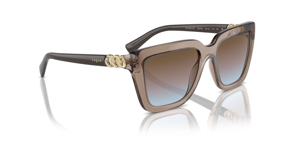 Vogue 0VO5575SB 294048 55 Transparent Brown/ Azure Gradient Pink Gradient Brown