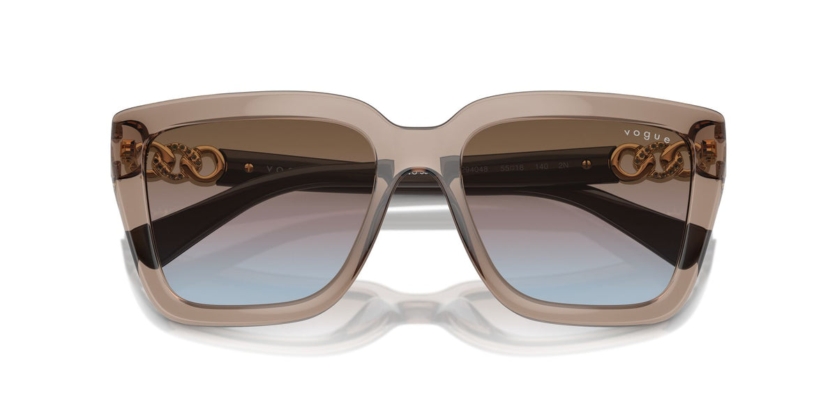 Vogue 0VO5575SB 294048 55 Transparent Brown/ Azure Gradient Pink Gradient Brown