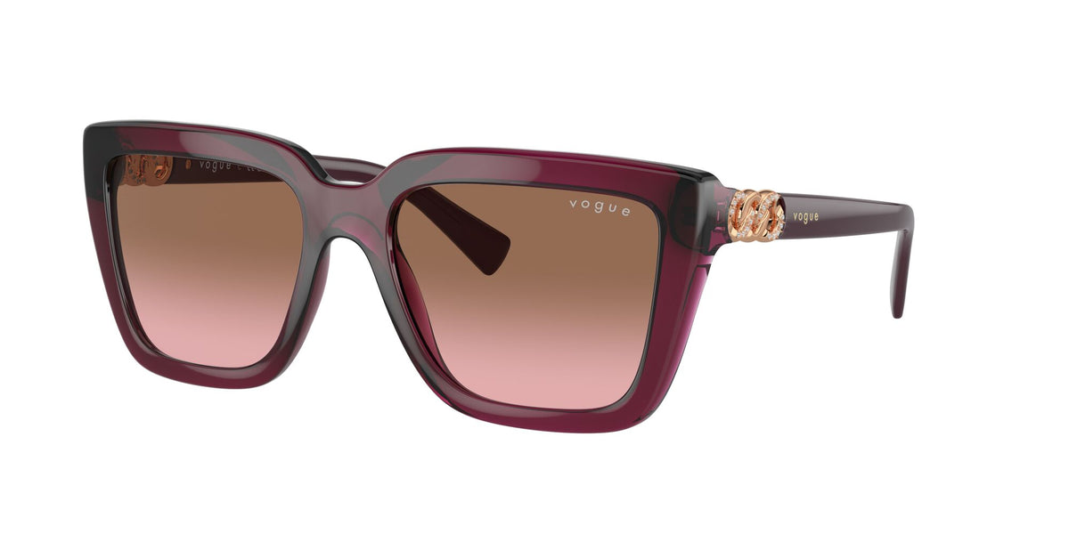 Vogue 0VO5575SB 298914 55 Transparent Cherry/ Pink Gradient Brown