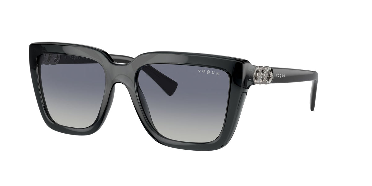 Vogue 0VO5575SB 31324L 55 Transparent Grey/ Gradient Dark Blue