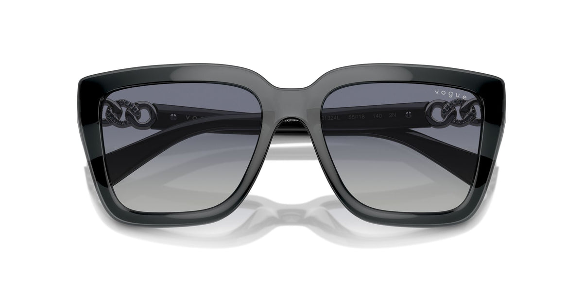 Vogue 0VO5575SB 31324L 55 Transparent Grey/ Gradient Dark Blue