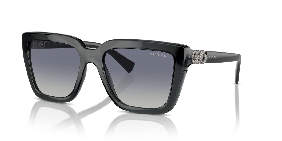 Vogue 0VO5575SB 31324L 55 Transparent Grey/ Gradient Dark Blue
