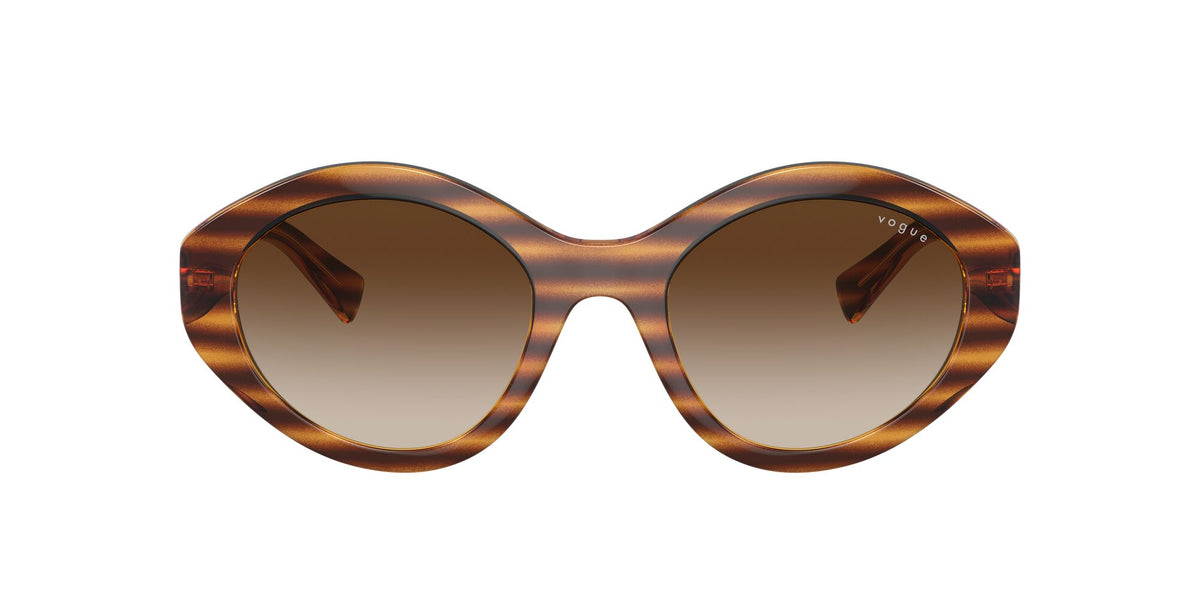 Vogue 0VO5576SB 150813 52 Striped Dark Havana/ Brown Gradient