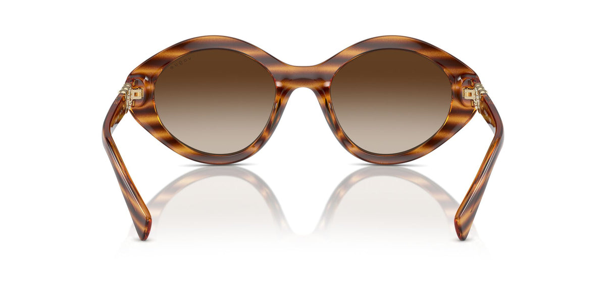 Vogue 0VO5576SB 150813 52 Striped Dark Havana/ Brown Gradient
