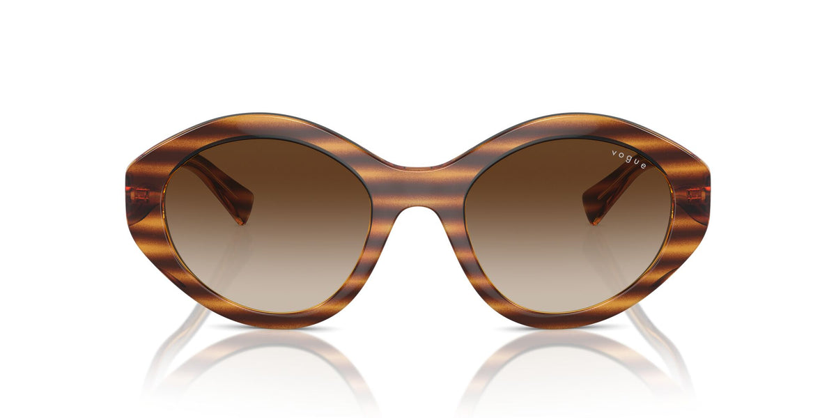 Vogue 0VO5576SB 150813 52 Striped Dark Havana/ Brown Gradient