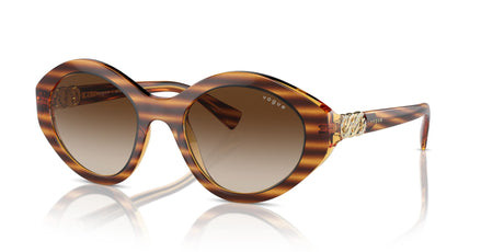 Vogue 0VO5576SB 150813 52 Striped Dark Havana/ Brown Gradient