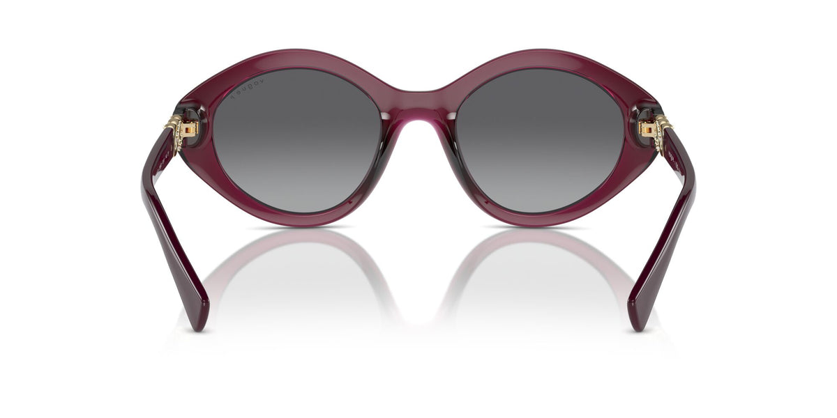 Vogue 0VO5576SB 2989T3 52 Transparent Cherry/ Gradient Grey Polarised