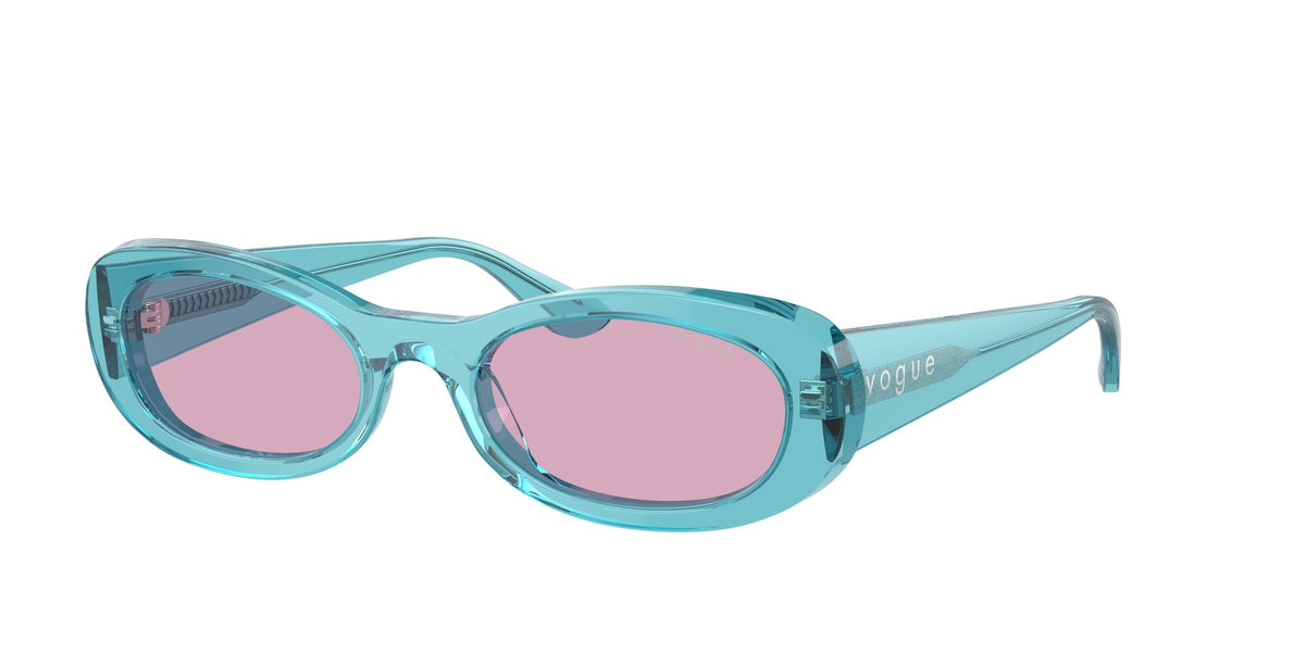 Vogue 0VO5582S 316676 53 Transparent Torquoise/ Violet