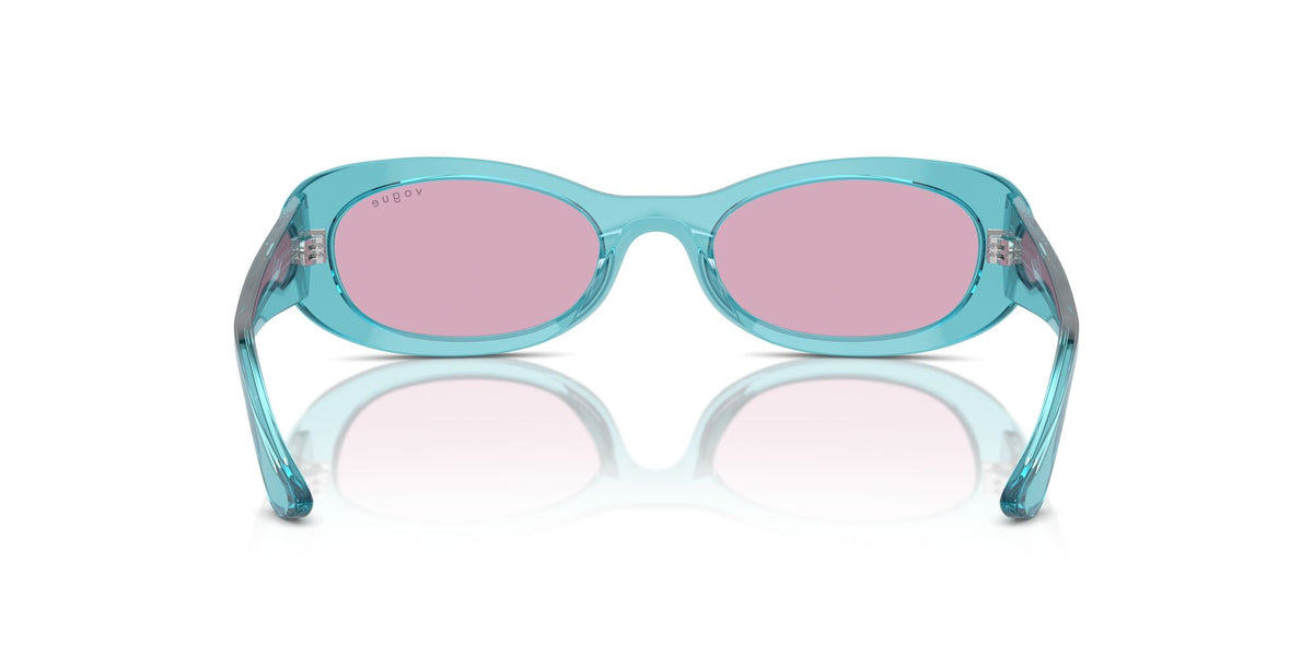 Vogue 0VO5582S 316676 53 Transparent Torquoise/ Violet
