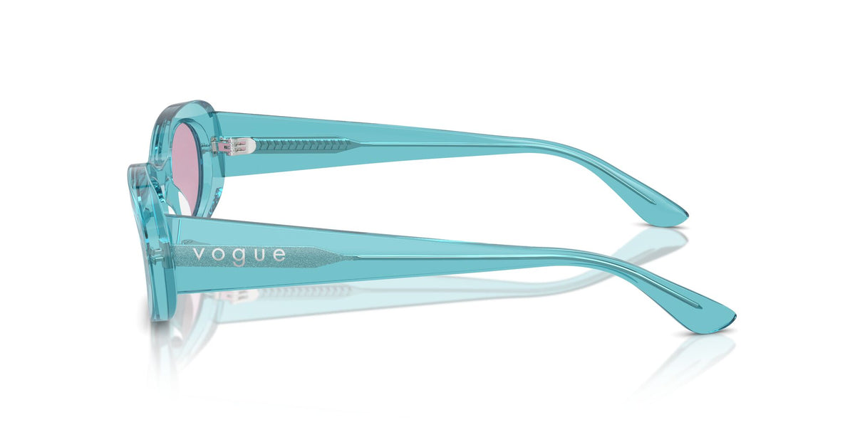 Vogue 0VO5582S 316676 53 Transparent Torquoise/ Violet