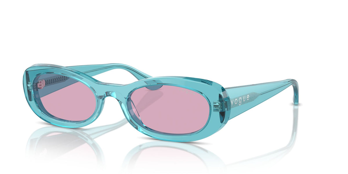 Vogue 0VO5582S 316676 53 Transparent Torquoise/ Violet