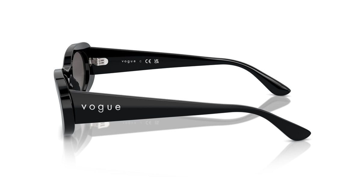 Vogue 0VO5582S W44/87 53 Black/ Black Smoke