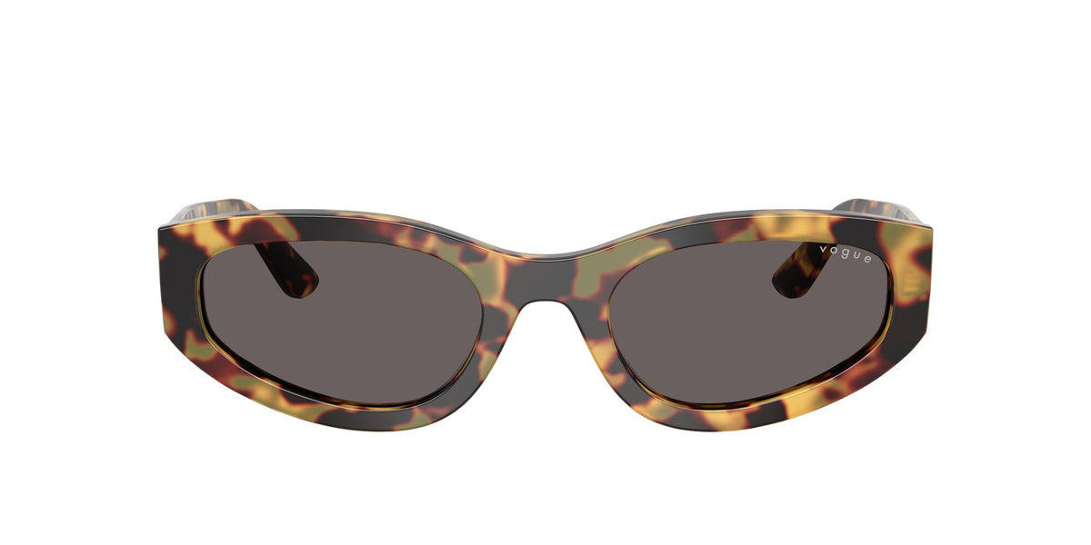 Vogue  VO5585S 260587 54 Yellow Tortoise / Black Smoke