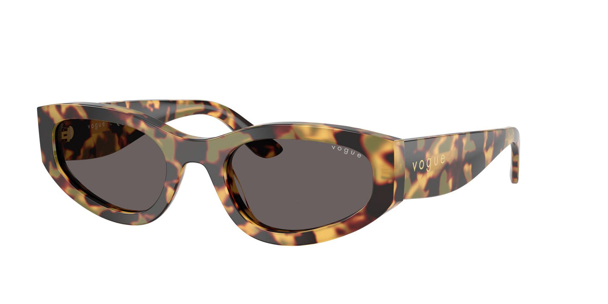 Vogue  VO5585S 260587 54 Yellow Tortoise / Black Smoke