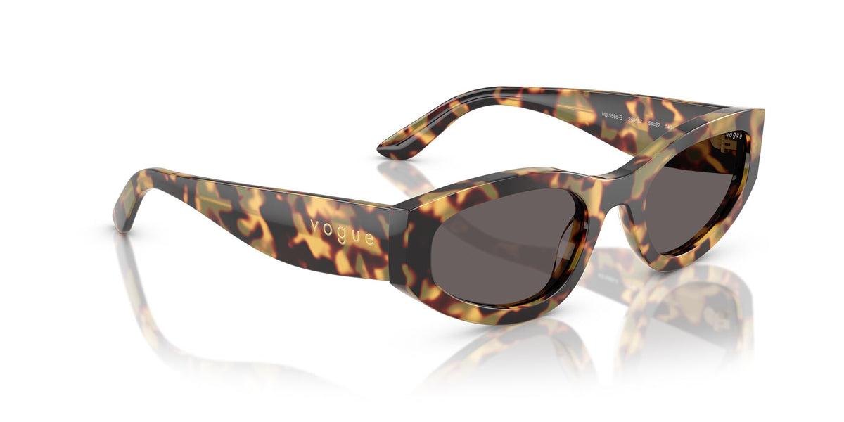 Vogue  VO5585S 260587 54 Yellow Tortoise / Black Smoke