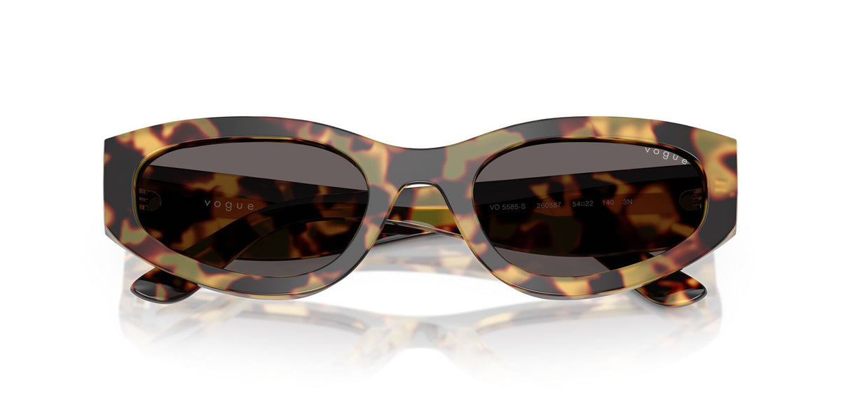 Vogue  VO5585S 260587 54 Yellow Tortoise / Black Smoke