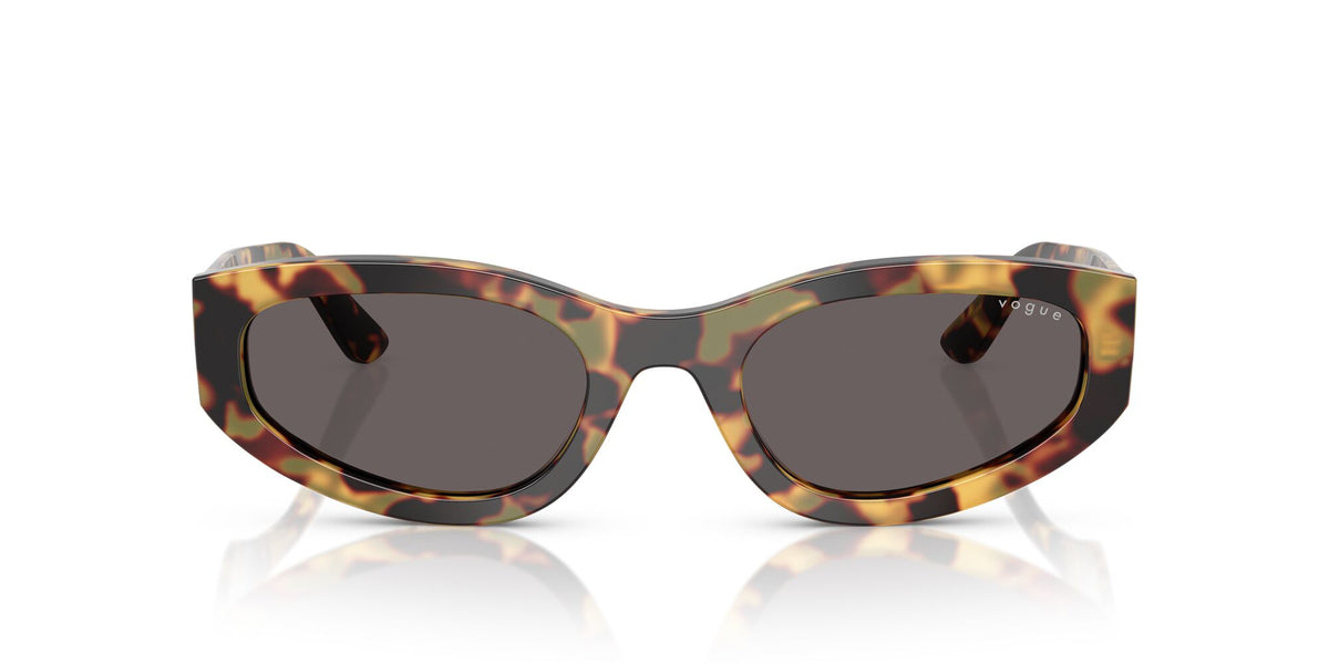 Vogue  VO5585S 260587 54 Yellow Tortoise / Black Smoke