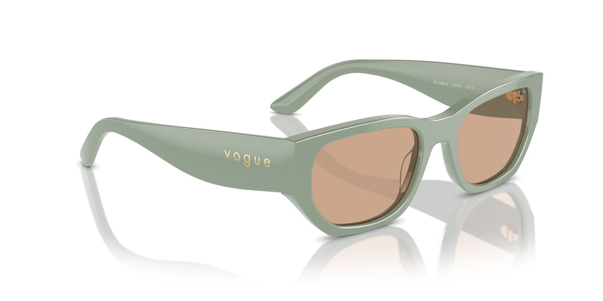 Vogue 0VO5586S 3161/3 53 Full Light Green/ Dark Brown