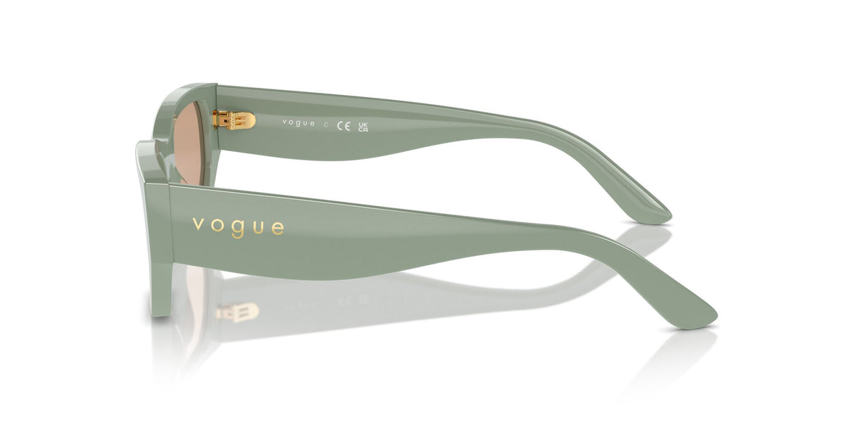 Vogue 0VO5586S 3161/3 53 Full Light Green/ Dark Brown