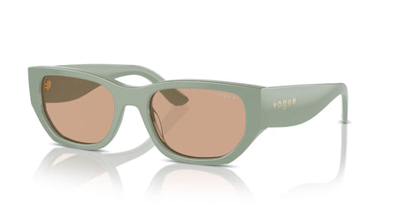Vogue 0VO5586S 3161/3 53 Full Light Green/ Dark Brown