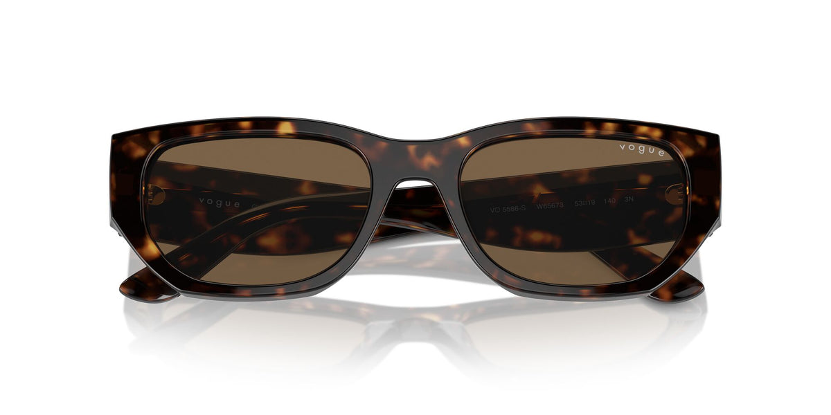 Vogue 0VO5586S W65673 53 Dark Havana/ Dark Brown